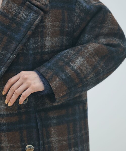 MACPHEE（マカフィー） コート アウター ボンディングチェック ダブル