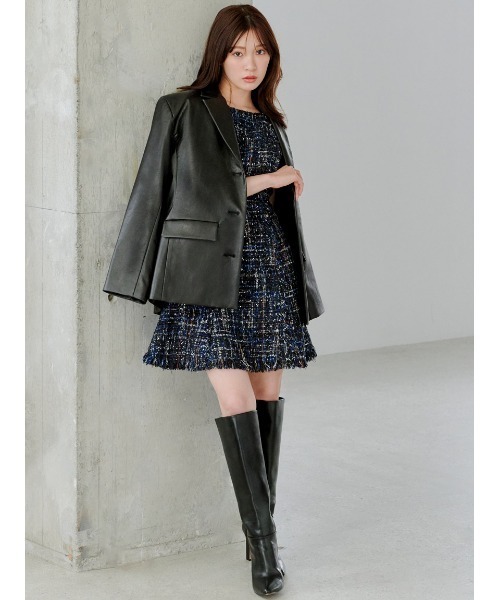 SNIDEL（スナイデル） ブーツ フィットロングブーツ レディース