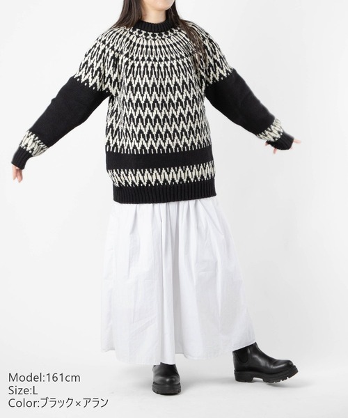 Guernsey Woollens セーター ニット GUERNSEY WOOLLENS ICEMAN TWOTONE