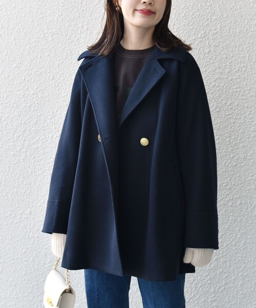 SHIPS（シップス） ピーコート pコート 「WEB限定」「手洗い可能