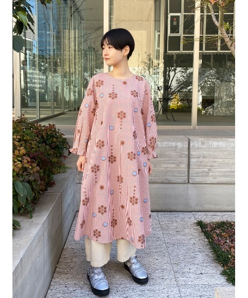 SUPER HAKKA（スーパーハッカ） ワンピース コットンポリエステル