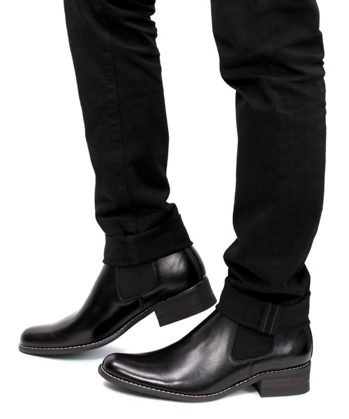 DEDESKEN（デデスケン） ブーツ チェルシーブーツ 本革サイドゴア