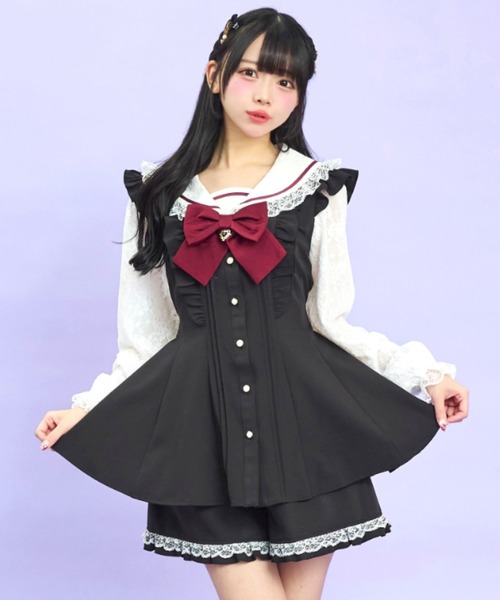 Secret Honey（シークレットハニー） セットアップ レースセーラー襟