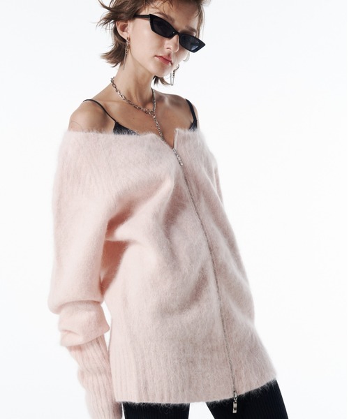 JOSE MOON（ジョゼムーン） カーディガン ZIP UP CARDIGAN/ジップ