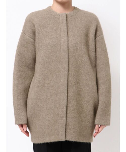 ELENDEEK（エレンディーク） カーディガン CNラクーンミックスダブル