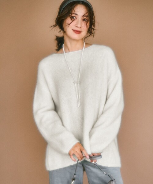 ニット セーター ブラッシュドアルパカ レディース : ZOZOTOWN Yahoo