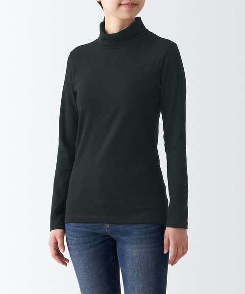 無印良品（MUJI） tシャツ Tシャツ ストレッチフライス編み