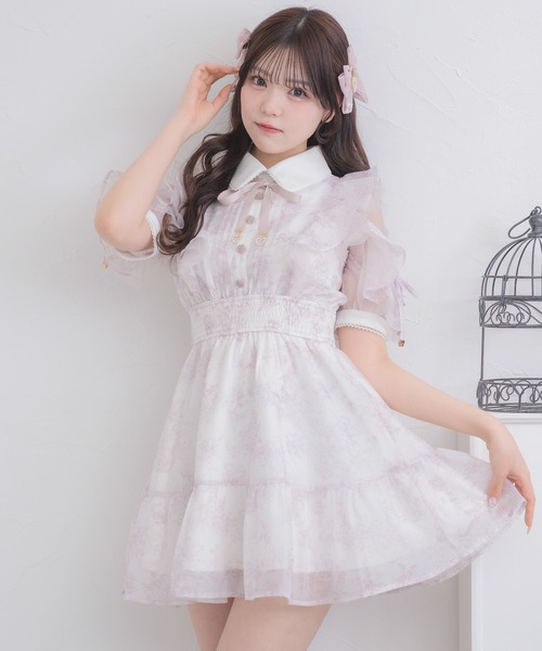 ROJITA（ロジータ） ワンピース 「Mサイズ追加」花柄半袖ミニ