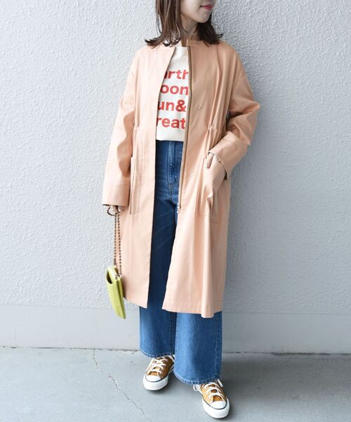 SHIPS any レディース any: ノーカラー リバー コート3 : ZOZOTOWN