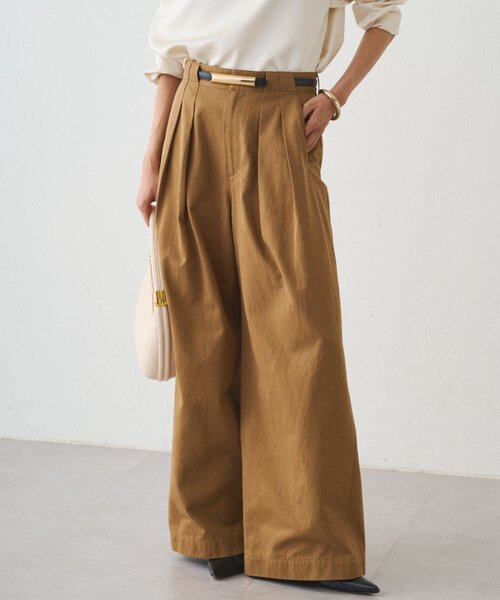 Loungedress（ラウンジドレス） チノパン チノベルトタックパンツ