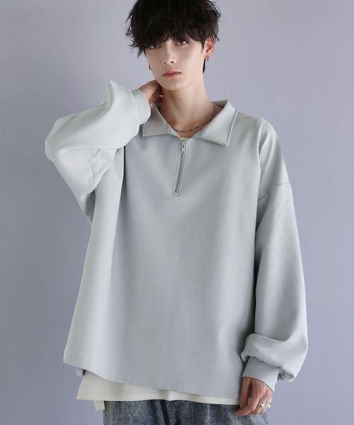 LILL（リル） トレーナー スウェット サイドスリットコットンポンチ