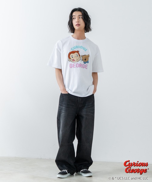 LB/S tシャツ 「CURIOUS GEORGE/おさるのジョージ」オリジナルデザイン