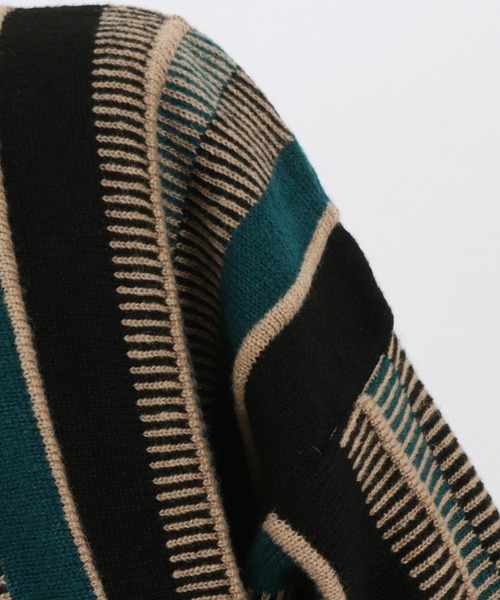 ANGENEHM（アンゲネーム） セーター ニット mn2827-マルチストライプ