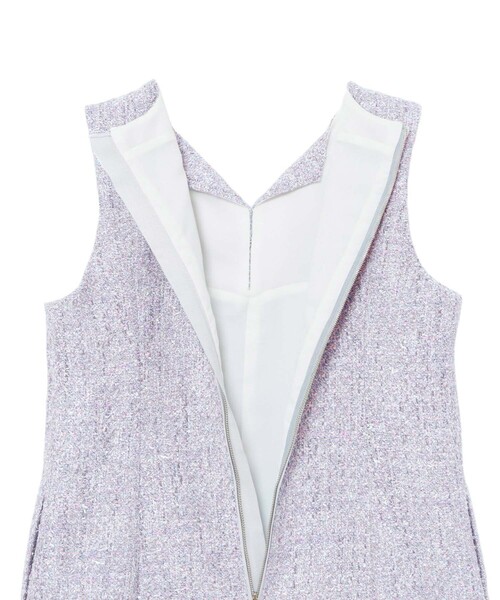 ANAYI（アナイ） ワンピース 「セットアップ対応商品」メタルシャギー