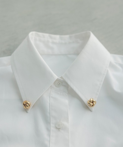 anuans（アニュアンス） ブラウス シャツ アクセディティールシャツ