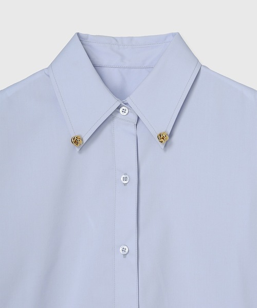 anuans（アニュアンス） ブラウス シャツ アクセディティールシャツ