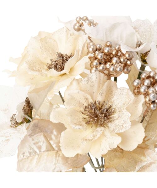 Francfranc（フランフラン） インテリア アートフラワー ポインセチア