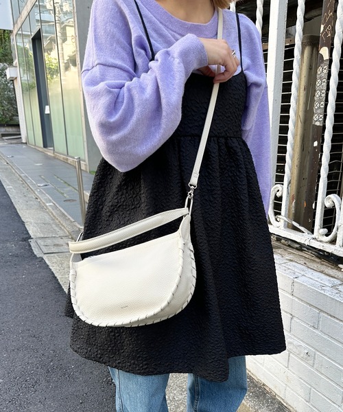 Beau're（ヴュレ） ショルダーバッグ バッグ BEAURE カウレザー かがり