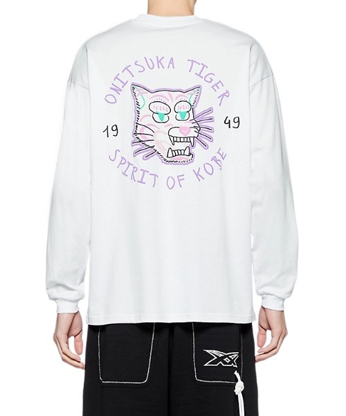 Onitsuka Tiger（オニツカタイガー） tシャツ LONG SLEEVE GRAPHIC TEE