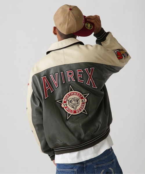 AVIREX（アヴィレックス） スタジャン STADIUM JACKET WILD BEARS