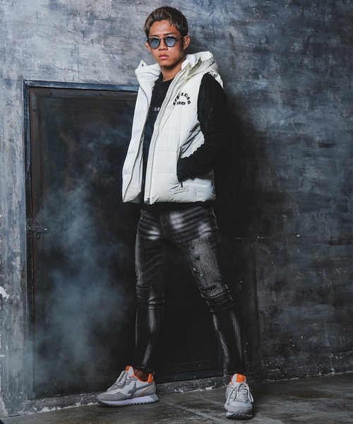 adamsJUGGLER（アダムスジャグラー） ダウンベスト ベスト RTEGバック