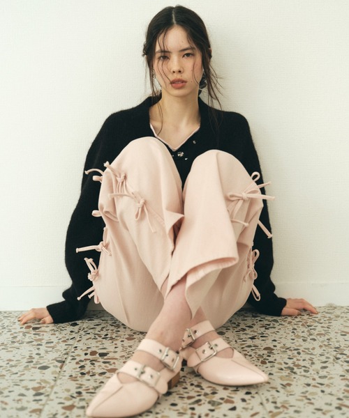 FURFUR（ファーファー） パンプス 「WEB限定カラー」ダブルストラップ