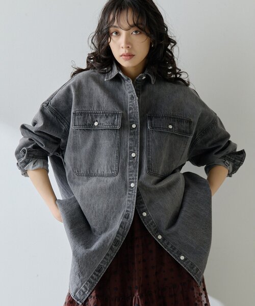 Whim Gazette（ウィム ガゼット） ブラウス シャツ コットンヘンプ