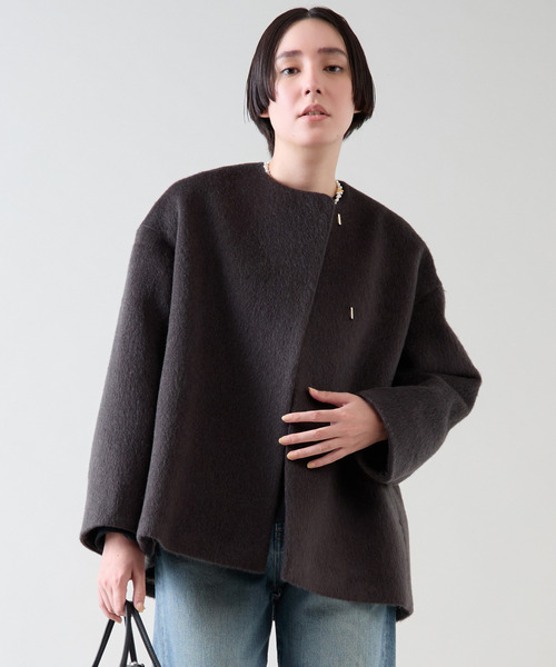 martinique（マルティニーク） ノーカラーコート コート ノーカラー