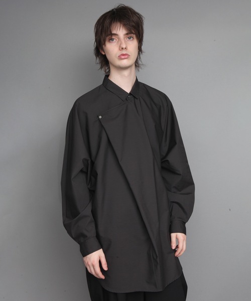 ATO（アトウ） シャツ TC BROAD DRAPE SHIRT メンズ : ZOZOTOWN Yahoo