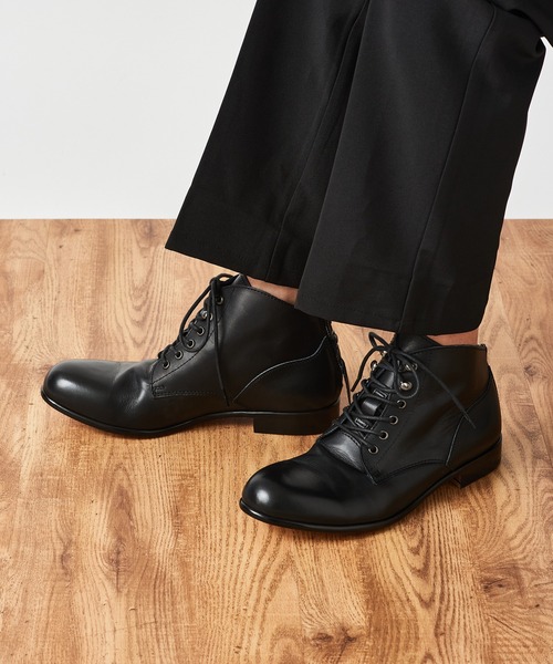 PADRONE（パドローネ） ブーツ 「PADRONE」別注 BACK ZIP CHUKKA BOOTS