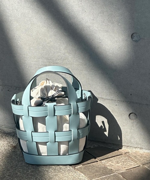 BLUE×PALANG（ブルーパラン） ショルダーバッグ バッグ WOVEN BASKET