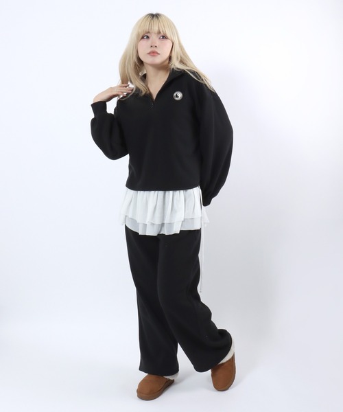 セットアップ T＆C（タウンアンドカントリー）ハーフジップスウェット