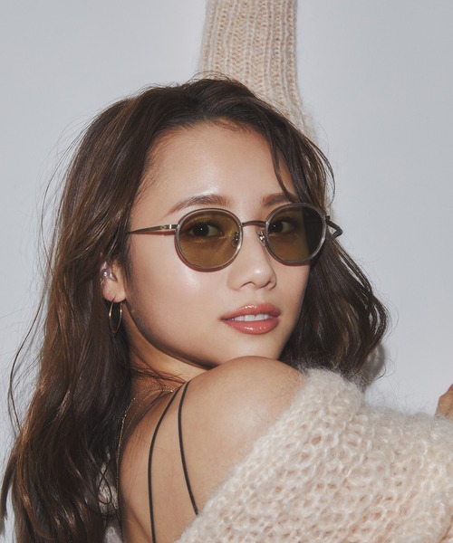 Zoff（ゾフ） サングラス 「伊原 葵さんコラボ」#030ボストン型 ライト