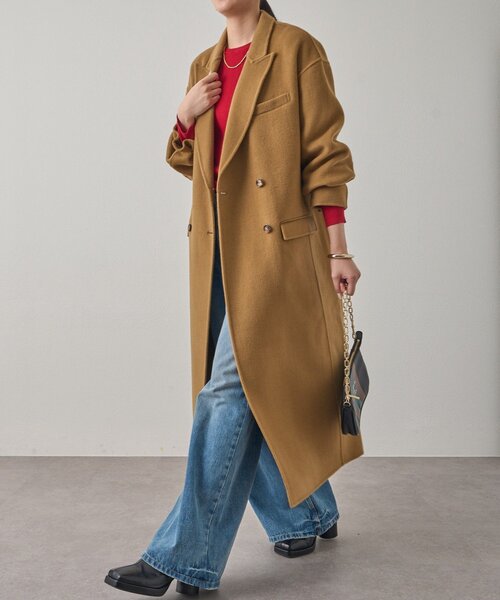 Loungedress（ラウンジドレス） コート アウター ピークドラペルリバー