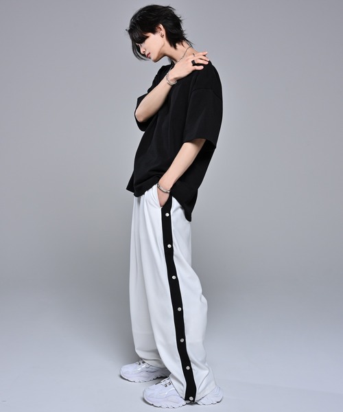 ADRER（アドラー） パンツ Full snap side line deformation pants