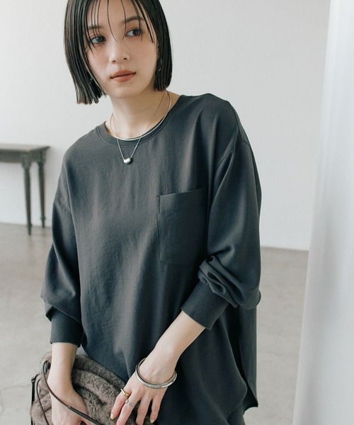 RIVE DROITE（リヴドロワ） ブラウス シャツ ジョーゼットポケット