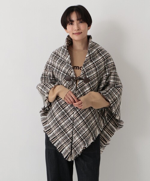 Afternoon Tea（アフタヌーンティー） ポンチョ チェックポンチョ