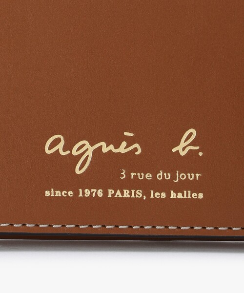 agnes b.（アニエスベー） 名刺入れ レザー カードケース ZAW01−05