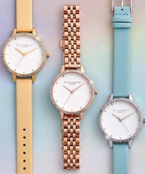 OLIVIA BURTON（オリビアバートン） 腕時計 レインボー デミ レザー