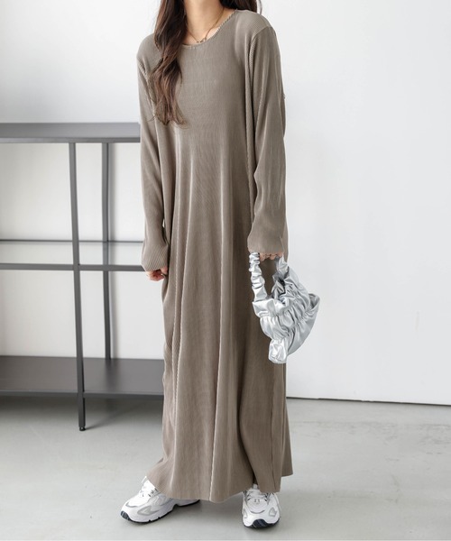 ワンピース セルフカットプリーツワンピース : ZOZOTOWN Yahoo!店