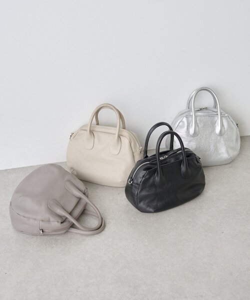 BEARDSLEY（ビアズリー） ボストンバッグ 「本革」ラウンドミニ