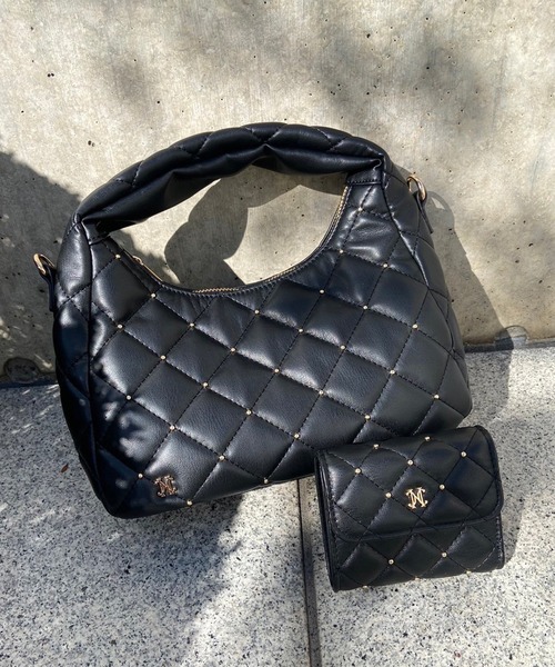 one after another NICE CLAUP ショルダーバッグ バッグ スタッズ付き