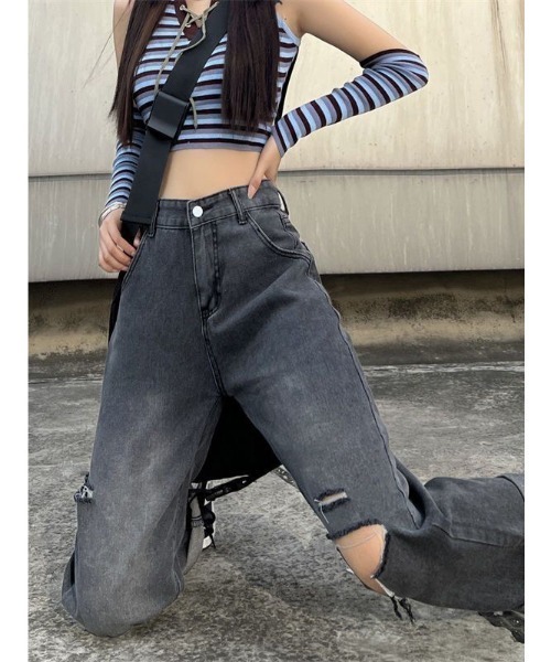 DEVICE（デバイス） ジーンズ デニム デニムパンツ クラッシュ