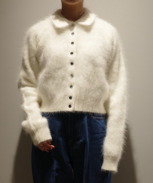 CLANE（クラネ） カーディガン CLANE ANGORA SHORT KNIT CARDIGAN