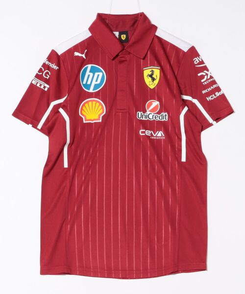 PUMA（プーマ） ポロシャツ メンズ フェラーリ チーム プロ 半袖