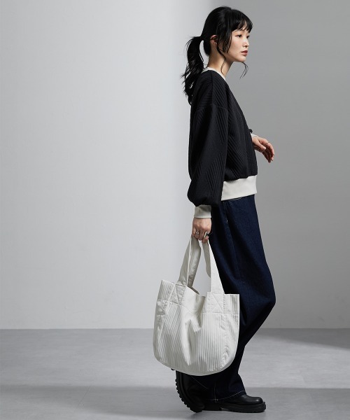 ニッセン（nissen） トートバッグ キルティングトートバッグ（A4対応