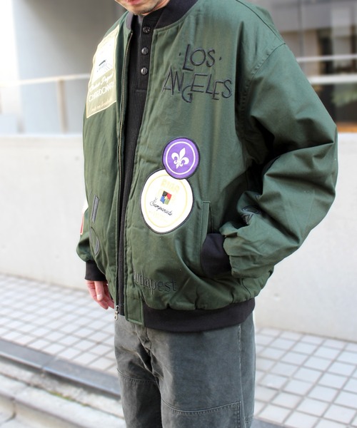 HUF（ハフ） ma1 ma-1 STRATFORD TOUR JACKET ストラトフォード ツアー