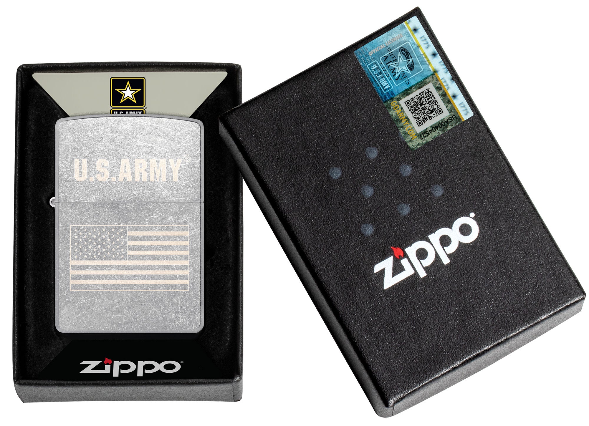 U.S. Army® Flag Design Street Chrome Windproof Lighter – Zippo USA