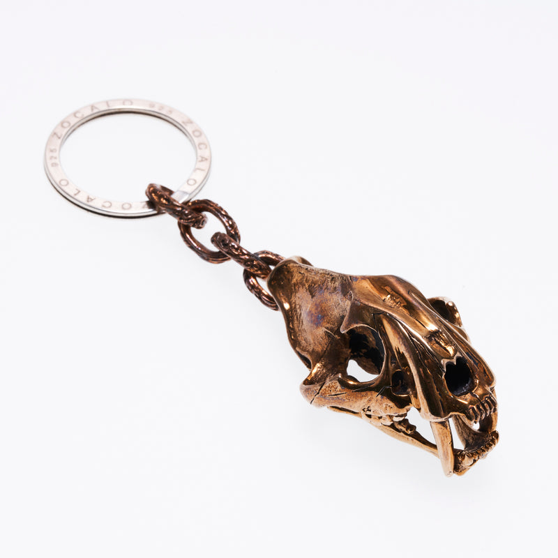 Saber Toothed Tiger Key Holder Bronze｜サーベルタイガー