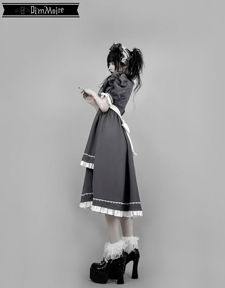 DimMoire【ディムモアール】儚骸アシメワンピース/Gray